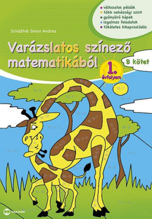 Varázslatos színező matematikából 1B kötet