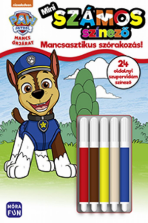 Mancs őrjárat - Mini számos színező - Mancsasztikus szórakozás!